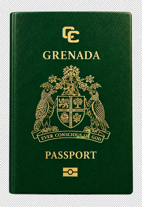grenada passport cover - illustrative