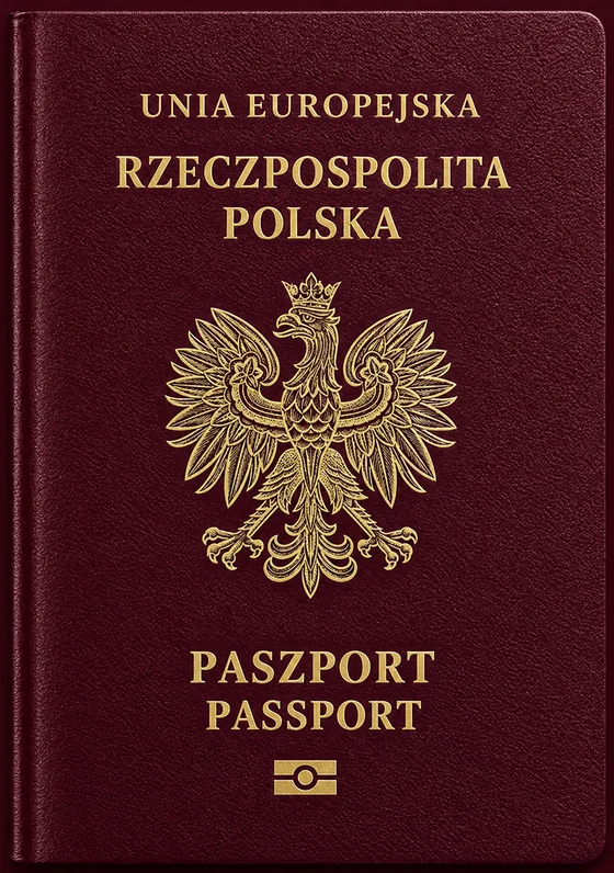 poland passport cover, illustrative