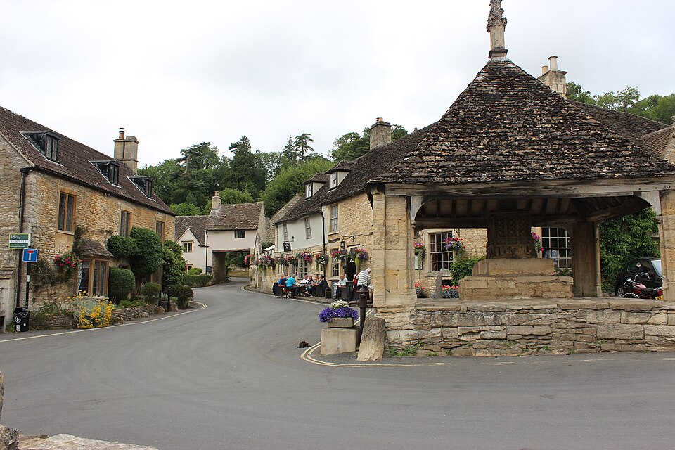 The village of Castle Combe, United Kingdom