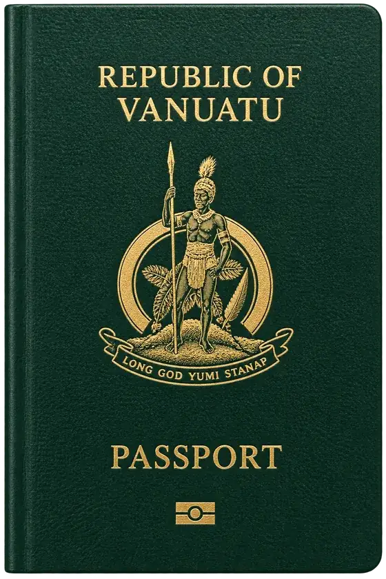 vanuatu passport cover - illustrative